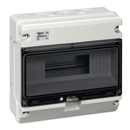 Coffret étanche pour appareillage modulaire KAEDRA XT Schneider Electric - 1 rangée - 12 modules - IP65