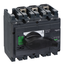 Interrupteur sectionneur Interpact INS250 Schneider Electric - 3P - 250 A - Noir