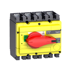 Interrupteur sectionneur ComPact INS250 Schneider Electric - 4P - 160 A - Poignée rouge