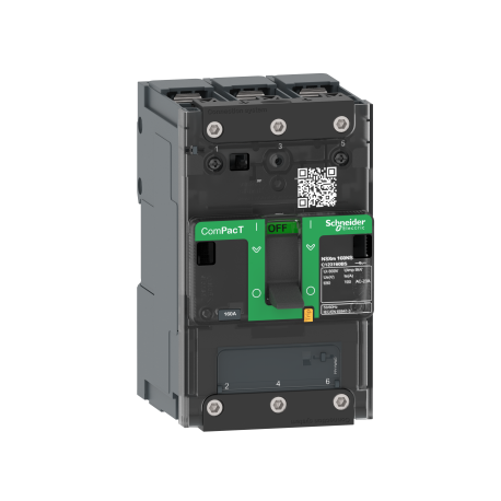 ComPacT NSXmNA - interrupteur-sectionneur - 160A - 3P - borne à cosses