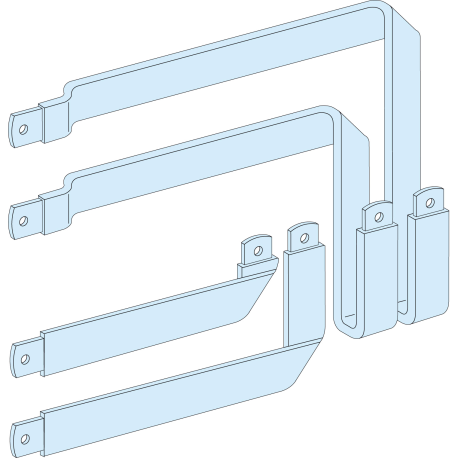 Liaison bloc alimentation vers INS250 INV100/250 Linergy Schneider Electric - 250A