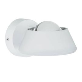 Applique murale Sabik LED - Blanc - 13W - 2700K - IP44 - Dimmable - Avec ampoule