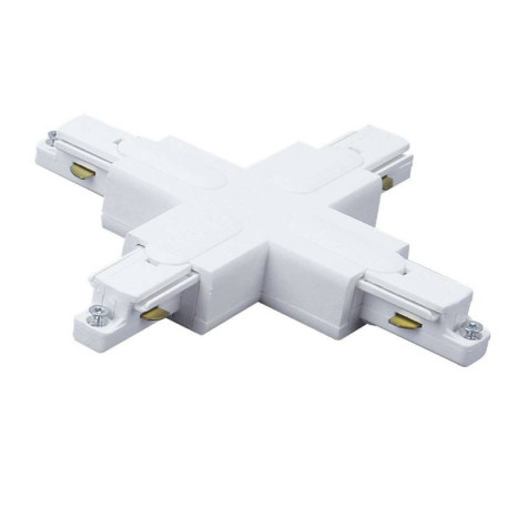 Raccord en croix GB38 Aric - Pour rail Nokia 029 - Blanc