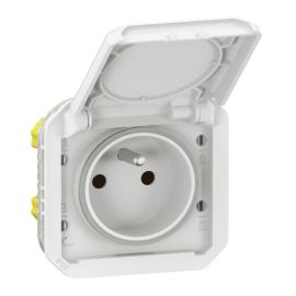 Prise de courant Plexo Legrand - Complet - 16A - 250V - Blanc