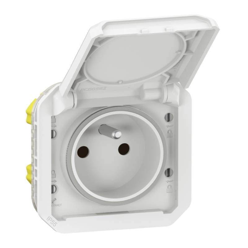 1pc prise murale duplex 15a/125v prise électrique anti