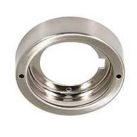 Base ronde Indigo - Pour spot KALI R-B-230 - H. 20mm - Nickel satiné