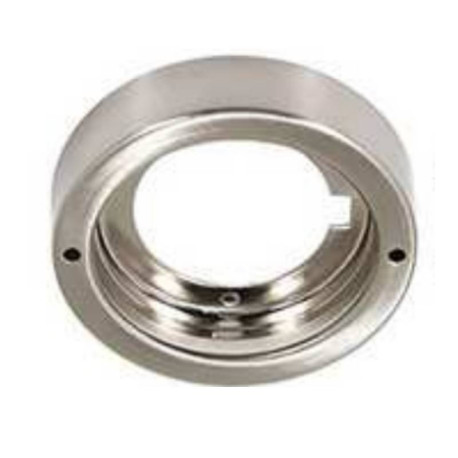 Base ronde Indigo - Pour spot KALI R-B-230 - H. 20mm - Nickel satiné
