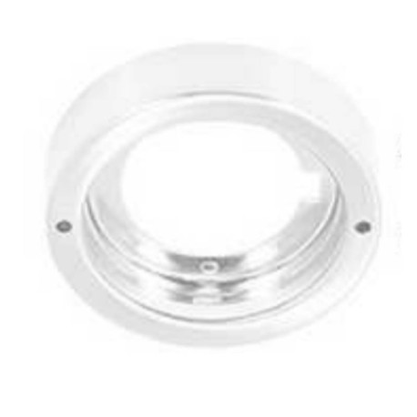 Base ronde Indigo - Pour spot KALI R-B-230 - H. 20mm - Blanc mat