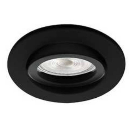 Spot encastré rond en fonte d'aluminium ALA1013 RX - Orientable - 50W - GU10 - Noir mat