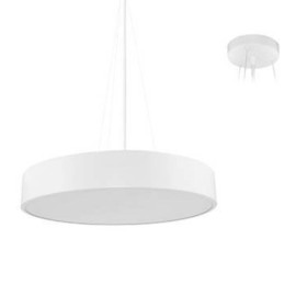 Suspension June 1P Indigo - 3CCT - 18W - 3300 Lm - IP44 - Blanc mat