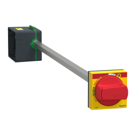 Commande rotative latérale Schneider - Position O/F- Rouge/Jaune - IP54 - Pour ComPact NSXm, PowerPact B et TeSys