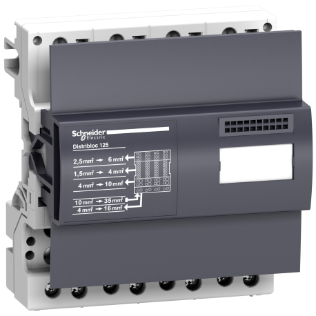 Répartiteur étagé à connexion rapide Linergy DX Schneider Electric - 125 A - 4P