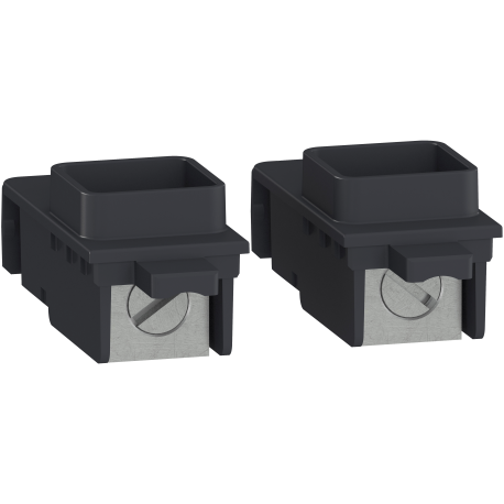 Lot de 2 bornes cuivre Schneider - Section 2,5 à 70mm² - Pour NSXm et BD 15-125