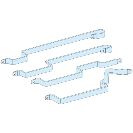 Jeu de 4 connexions de barres gaine (Linergy BS) vers Linergy FM - 4P - 200A