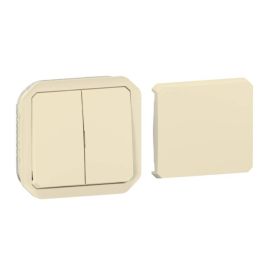 Transformeur étanche Plexo Legrand - Réversible 5 fonctions - Avec enjoliveur - Beige