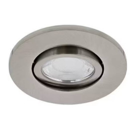 Spot encastré Alex RDX Indigo - 6W - Orientable - Dimmable - Nickel satiné - IP65