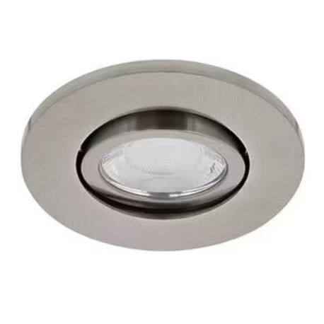 Spot encastré Alex RDX Indigo - 6W - Orientable - Dimmable - Nickel satiné - IP65
