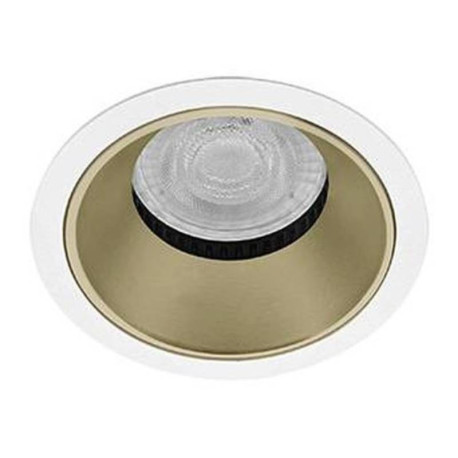 Spot encastré basse luminance Bali R Indigo - GU10 - 10W max - PAR16 - Blanc/Champagne