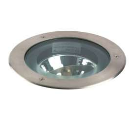 Spot de sol encastré Aquasol Medium Aric - Rond - 230V - G5.3 - 50W - IP67 - Inox