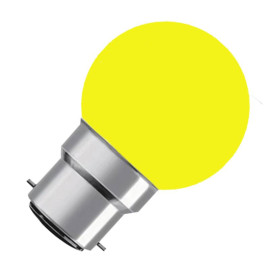 Ampoule sphérique LED TRIAC Arlux - B22 - 2W - Jaune - Non dimmable