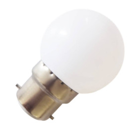 Ampoule sphérique LED TRIAC Arlux - B22 - 2W - Blanche - Non dimmable