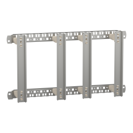 Platine 4 Din verticaux pour bornes de jonction PrismaSeT G Schneider Electric