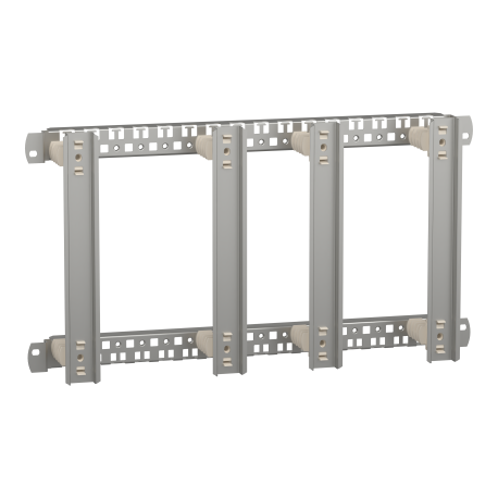 Platine 4 Din verticaux pour bornes de jonction PrismaSeT G Schneider Electric