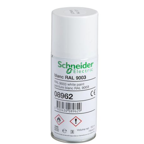 Aérosol de retouche PrismaSeT G Active Schneider Electric - Blanc - RAL 9003 - 150ml