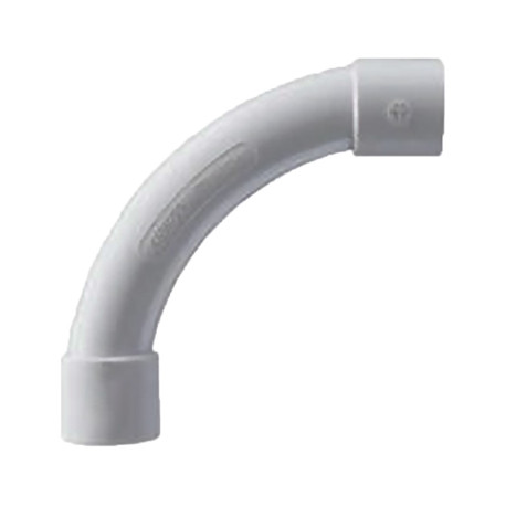 Coude Ø25 mm gris pour tube IRL Gewis x20