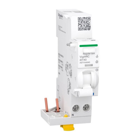 Module détecteur arc différentiel Acti9 VigiARC iDT40 Schneider Electric - 30mA - ASI - 1P+N - 40A