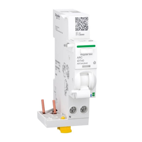 Module détecteur d'arc connecté Acti9 Active iDT40 Schneider Electric - 1P+N - 40A