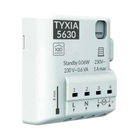 Récepteur pour volet roulant Tyxia 5630 - 868MHz - 1A - 30 Nm