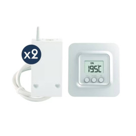 Thermostat fil pilote TYBOX 5702 FP Delta Dore - Pour 2 radiateurs fil pilote