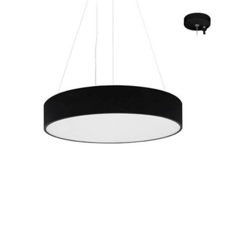 Suspension CAPRI R 2 P Indigo - 42W - Dimmable coupure de phase - Noir mat