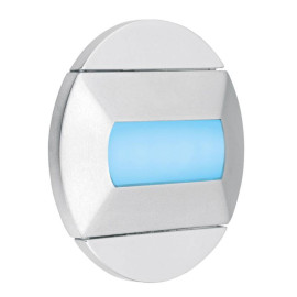 Encastré de mur gris BALIZ 1 Aric - 0,4W - LED bleue