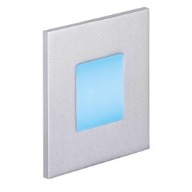 Encastré de mur gris LED BALIZ 2 Aric - 0.9W - LED bleue - IP20