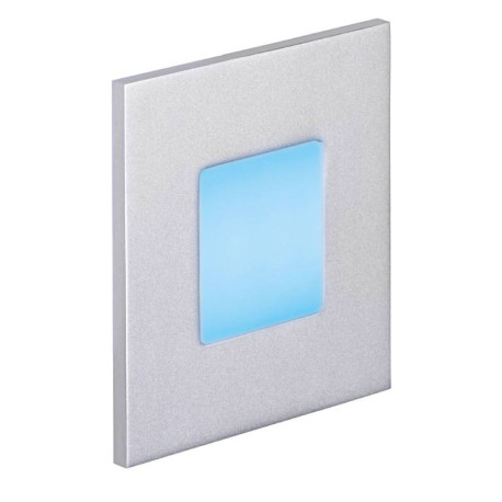 Encastré de mur gris LED BALIZ 2 Aric -  0.9W - LED bleue - IP20