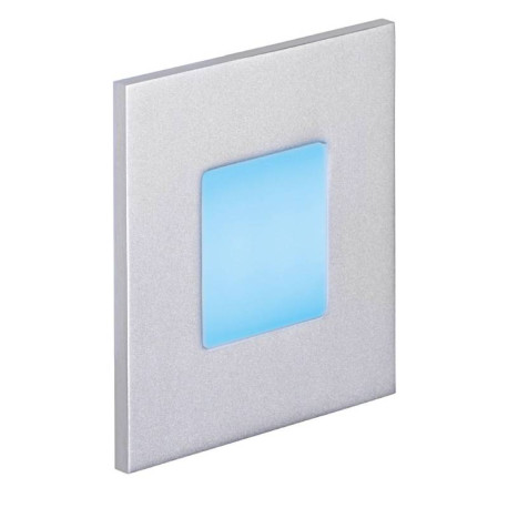Encastré de mur gris LED BALIZ 2 Aric - 0.9W - LED bleue - IP20