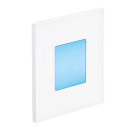 Encastré de mur blanc LED BALIZ 2 Aric - 0.9W - LED bleue - IP20