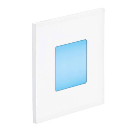 Encastré de mur blanc LED BALIZ 2 Aric -  0.9W - LED bleue - IP20