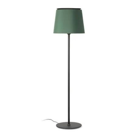 Lampadaire Savoy Faro - Noir/vert - Sans ampoule - E27