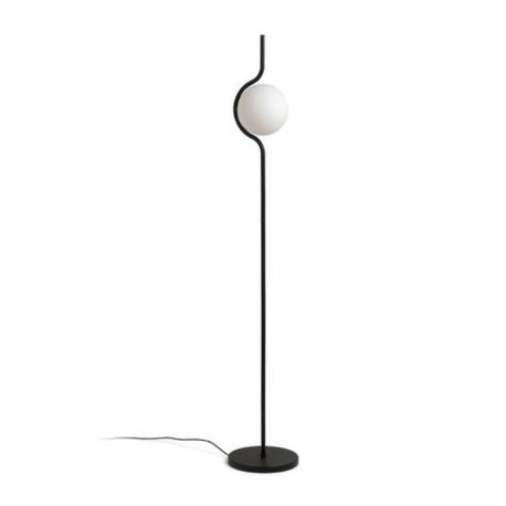 Lampadaire dimmable Le Vita - Noir - Avec ampoule LED - 6W - 2700K
