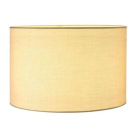 Abat-jour rond Fenda SLV - Ø 300mm - H 200mm - Textile - Beige