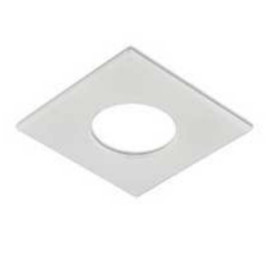 Bague de finition carrée - Pour spot H2 Lite Indigo - Blanc mat