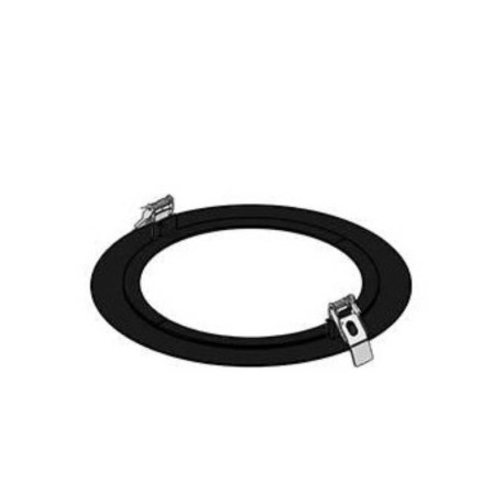 Bague de finition ronde 250mm - Pour downlight Indigo - Noir mat