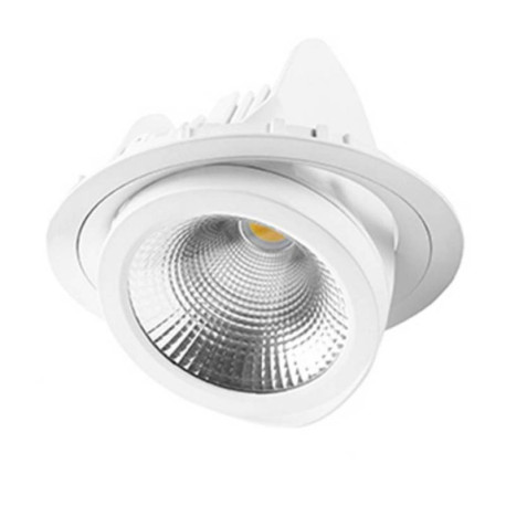 Spot encastré orientable SPIRA 1 RX PLUS Indigo - 3CCT - 40W - Ø186mm - Blanc