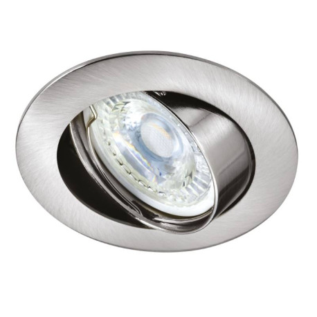 Spot encastré sans ampoule GALAXY Aric - GU10 - 50W max - Nickel - Rond