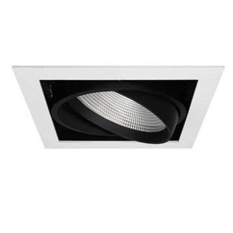 Spot encastré orientable IZA 1 SDX Indigo - 2CCT - 24W - 176x176mm - Blanc - Dimmable