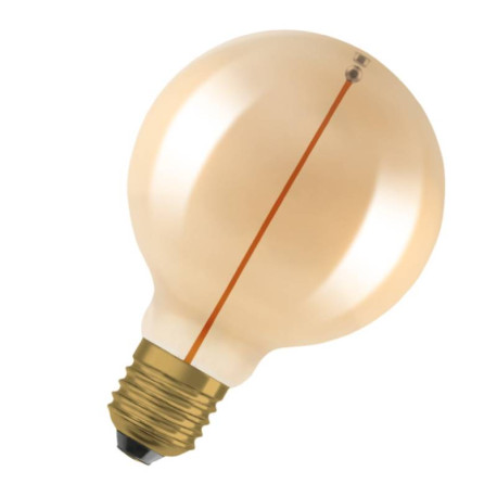 Ampoule LED Globe Vintage Osram - E27 - 2,2W - Verre doré