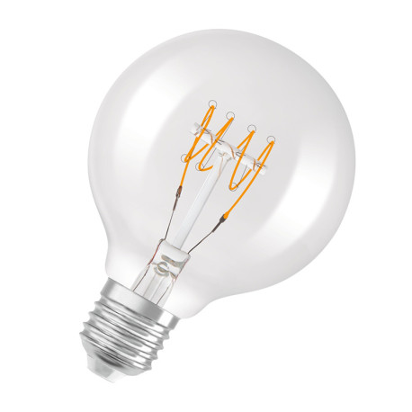 Ampoule LED filament Vintage Ø80 Globe  Osram - Dim - E27 - 4,8W - 470lm
